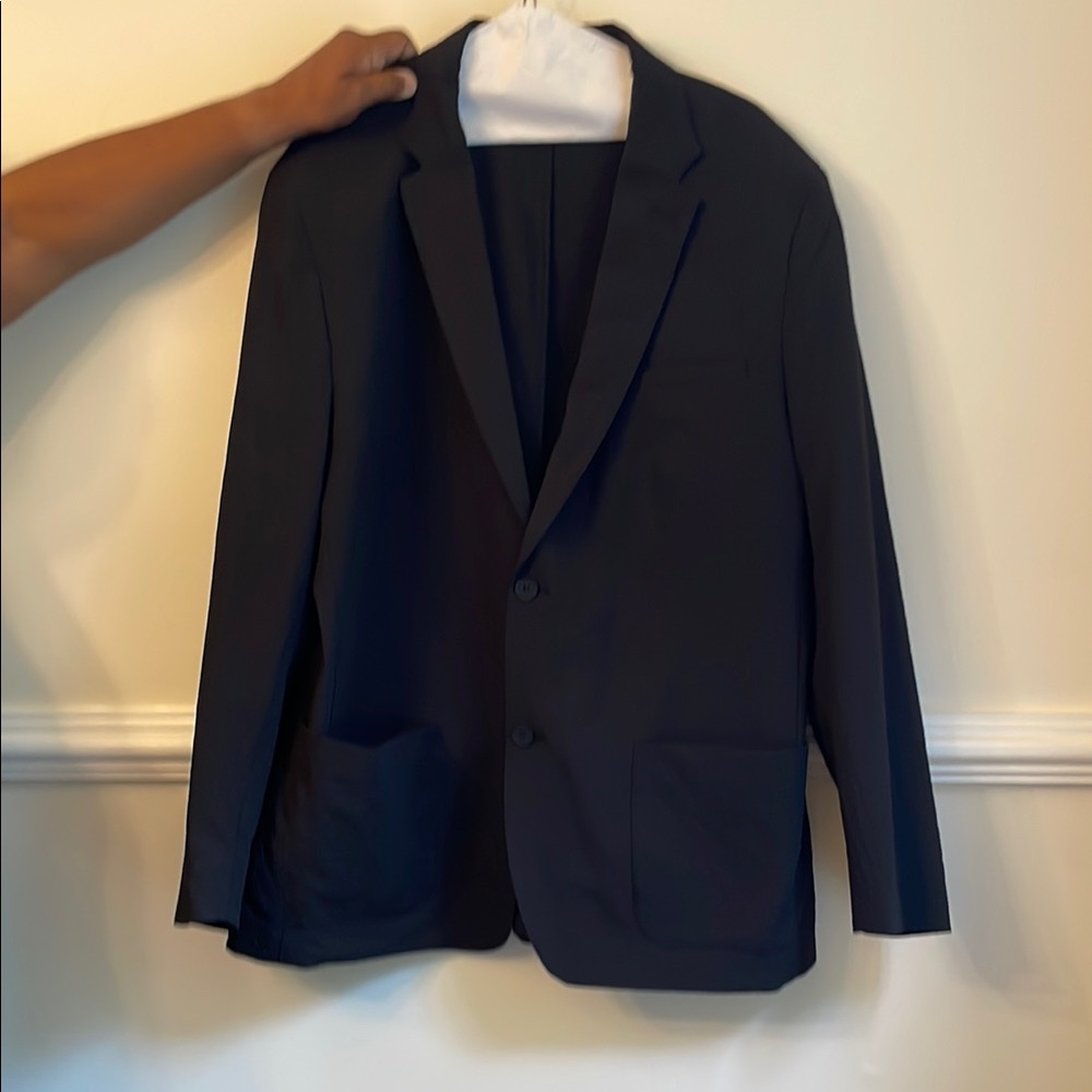 Alfani Black Sport Coat Notch Lapel Blazer and pants